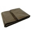 Plandeka brązowa 3x3m 200g, wodoodporna, pleśnioodporna, aluminiowe oczka