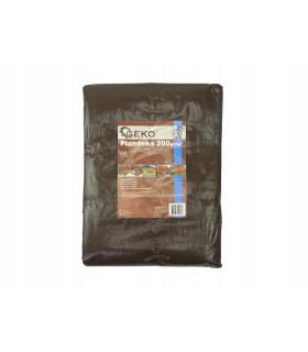 Plandeka 3x5m extra gruba/brązowa 200G