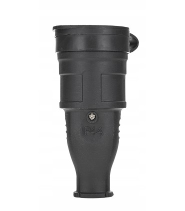 Gniazdo gumowe z klapką 16A IP44