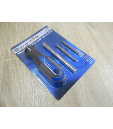 Wkrętak z wymiennymi końcówkami