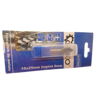 Frez-pilnik do metalu z węglika wolframu 10x25mm