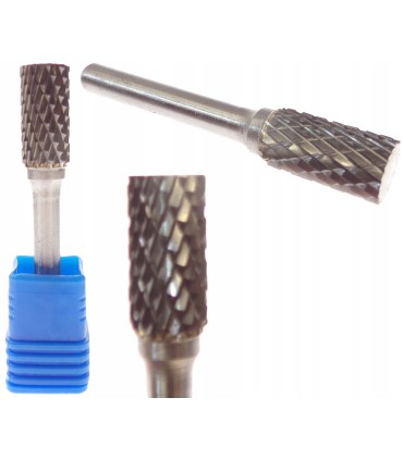 Frez-pilnik do metalu z węglika wolframu 10x20mm trzpień 6mm (kwadrat)