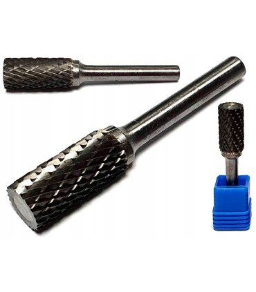 Frez-pilnik do metalu z węglika wolframu 10x20mm trzpień 6mm (kwadrat)