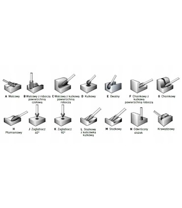 Frez-pilnik do metalu z węglika wolframu 10x20mm trzpień 6mm (kwadrat)
