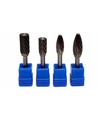 Frez-pilnik do metalu z węglika wolframu 10x20mm trzpień 6mm (kwadrat)