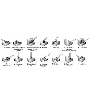 Frez pilnik do metalu z węglika wolframu 12x25mm trzpień 6mm (kwadrat)