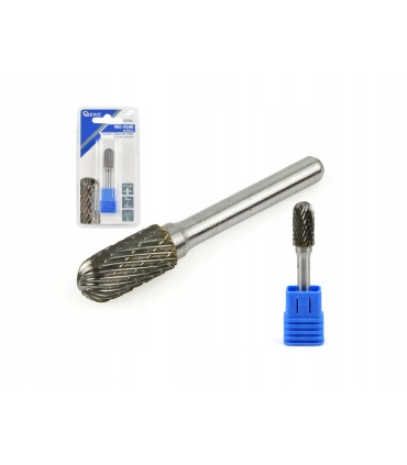 Frez-pilnik do metalu 10x20mm trzpień 6mm (walcowy z zaokrągloną główką)