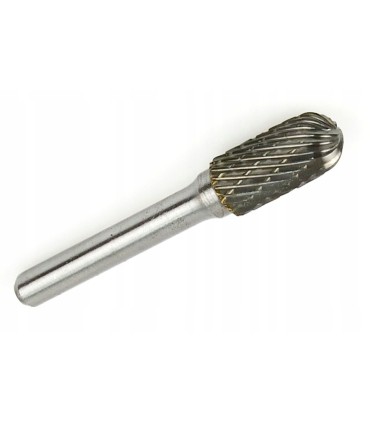 Frez-pilnik do metalu 10x20mm trzpień 6mm (walcowy z zaokrągloną główką)
