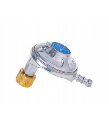 Zestaw przyłączeniowy do gazu Propan-Butan –reduktor kątowy, opaski i wąż 2m