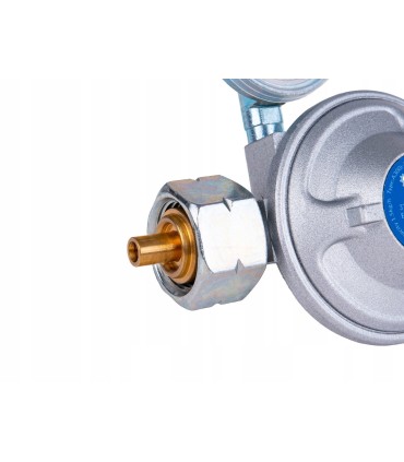 Zestaw przyłączeniowy do gazu Propan-Butan – reduktor z manometrem, opaski i wąż 2m