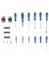 Zestaw wkrętaków, bitów, nasadek 122el.