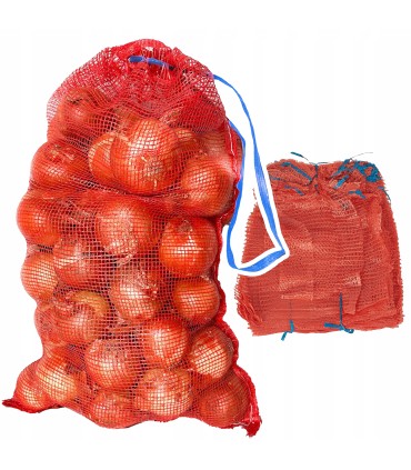 Worek raszlowy z zaciągiem 50x80cm 30kg Pomarańczowy