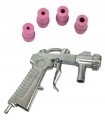 Pistolet do piaskowania + 4 dysze