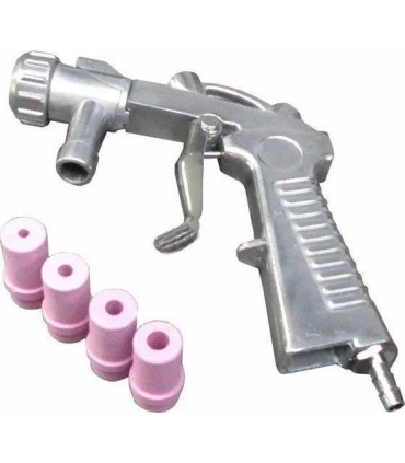 Pistolet do piaskowania + 4 dysze