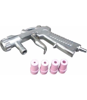 Pistolet do piaskowania + 4 dysze
