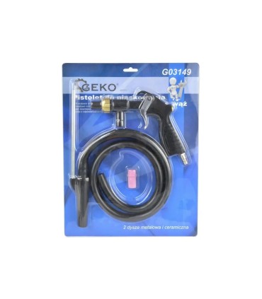 Pistolet do piaskowania 2 x dysza + wąż