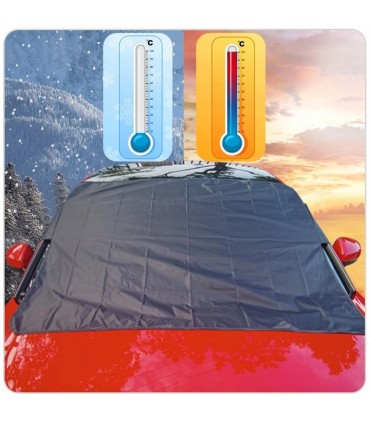 Mata antyszronowa na szybę z magnesami 170x120cm + uszy