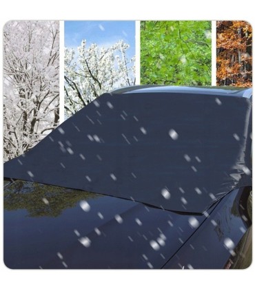 Mata antyszronowa na szybę z magnesami 170x120cm + uszy