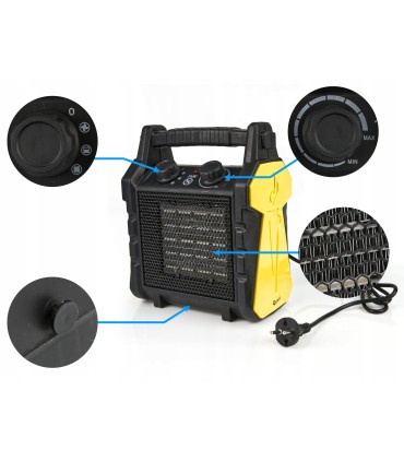 Nagrzewnica elektryczna ceramiczna - grzejnik 3KW