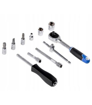 Zestaw kluczy nasadowych 1/4" 38el. 