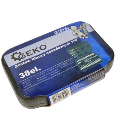 Zestaw kluczy nasadowych 1/4" 38el. 