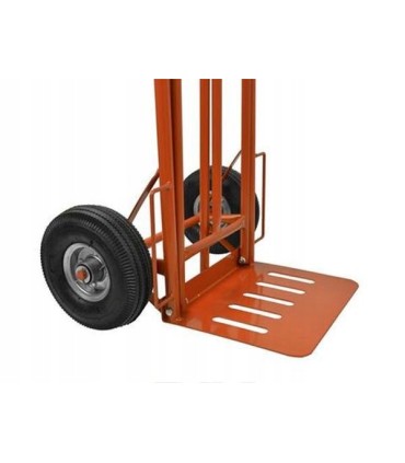 Wózek transportowy 250kg 400x300mm (wysuwany podest) pomarańcz