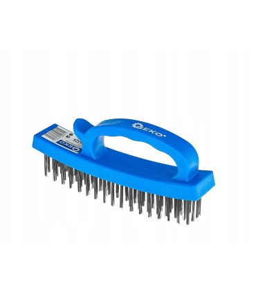 Szczotka druciana ręczna z plastikową rączką 165mm