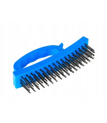 Szczotka druciana ręczna z plastikową rączką 165mm