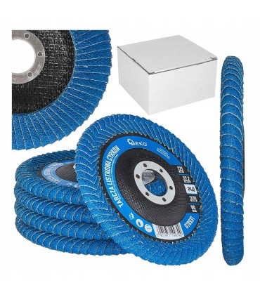 Tarcza listkowa CYRKON 125mm P40 do szlifowania spawów i krawędzi