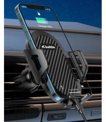 Uchwyt teleskopowy do telefonu 3w1 – szyba, kokpit, kratka nawiewu