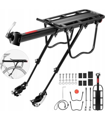 Bagażnik rowerowy tylny aluminiowy 50kg