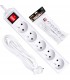 Przedłużacz elektryczny – listwa zasilająca biała 5 gniazd 5m