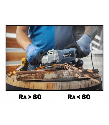 Naświetlacz LED 2x100W ze statywem budowlanym teleskopowym i przewodem – barwa biała neutralna 4500K