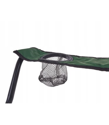 Krzesło składane turystyczne + pokrowiec zielone