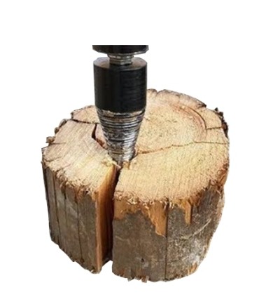 Wiertło – świder do łupania drewna 45mm + zestaw adapterów 3szt.