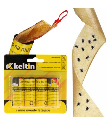 Lep na muchy i inne owady latające 4szt x 80cm
