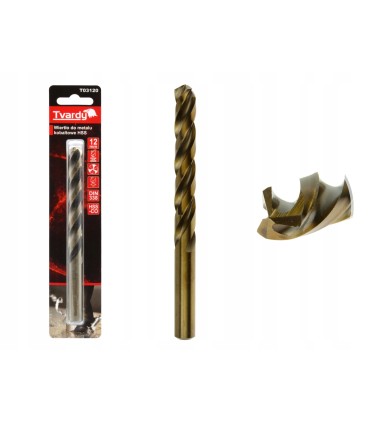 WIERTŁO DO METALU HSS M35 12MM
