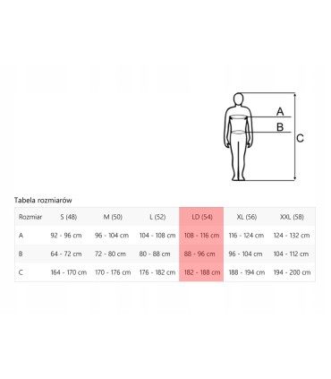 Bluza robocza TVARDY rozmiar LD(54)