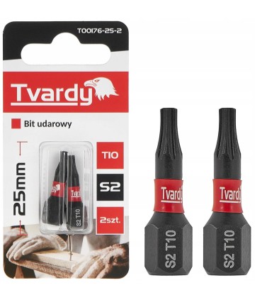 Bit udarowy T10 25mm S2 