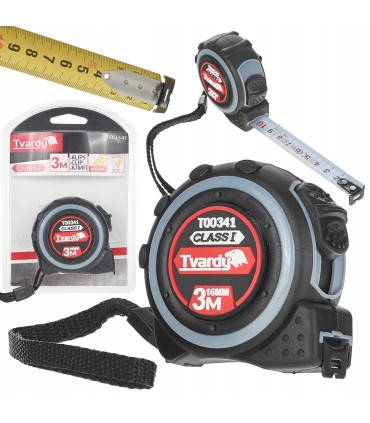 Miara zwijana nylon dwustronna 3m/16mm KLASA I