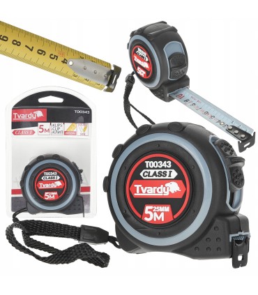 Miara zwijana nylon dwustronna 5m/25mm KLASA I 