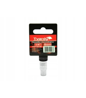 Nasadka sześciokątna 1/4" 6 mm TVARDY 
