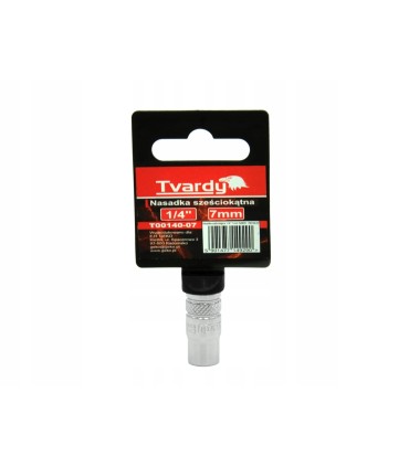 Nasadka sześciokątna 1/4" 7 mm TVARDY