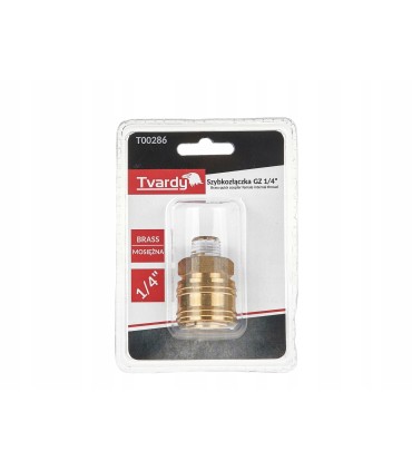 Szybkozłączka mosiężna GZ 1/4" typ żeński