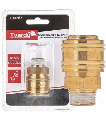 Szybkozłączka mosiężna GZ 3/8" typ żeński