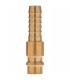 Wtyk mosiężny na wąż 6mm typ męski