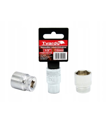 Nasadka sześciokątna 1/2" 12 mm TVARDY