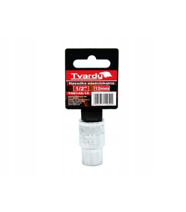Nasadka sześciokątna 1/2" 12 mm TVARDY