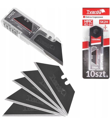 Ostrza trapezowe do nożyków 60x19x0.6mm SK2H 10szt