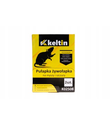 Pułapka żywołapka na myszy i szczury 2szt